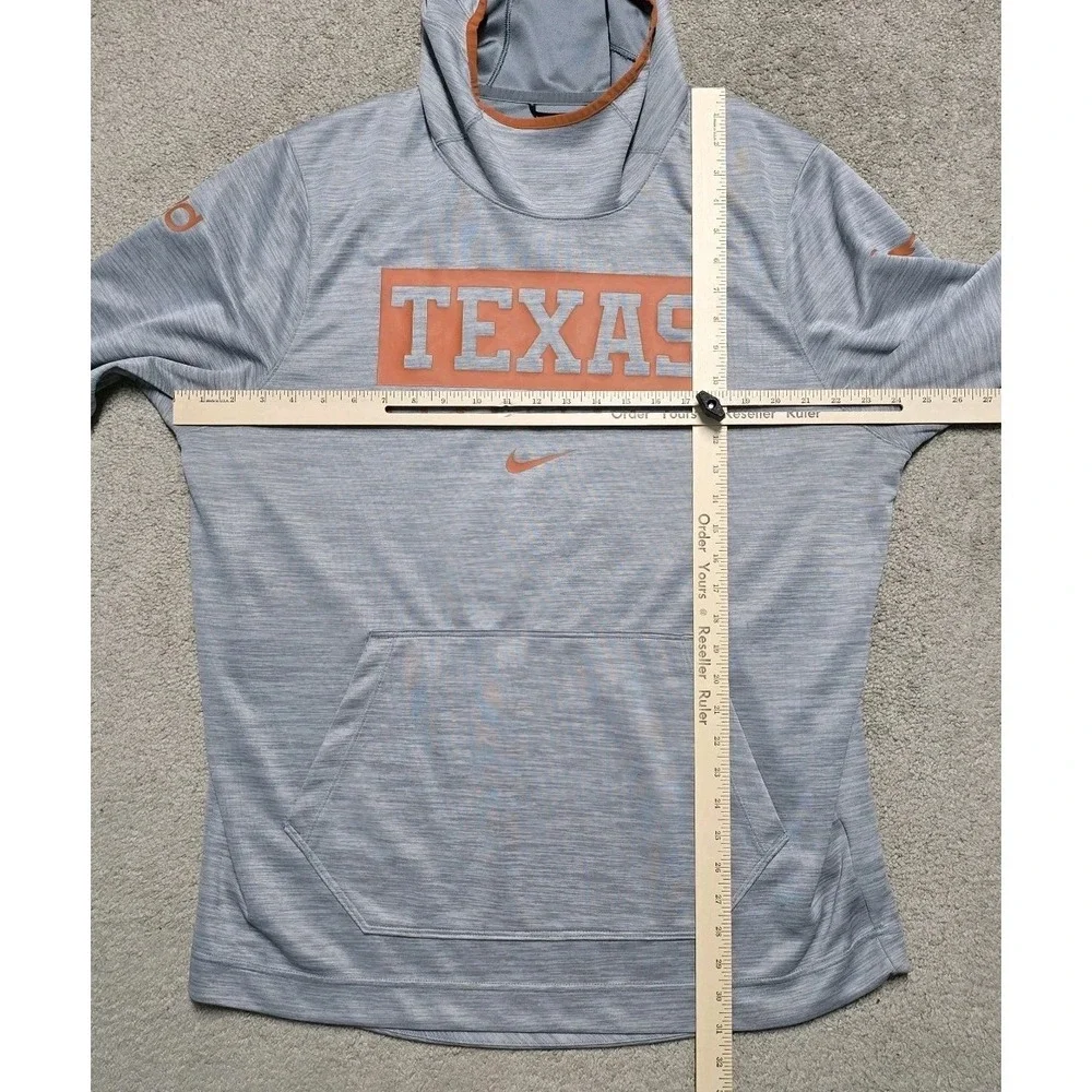 Texas Longhorns Hoodie Mens XL Gray Nike KD Shooter Performance‎ Dri-Fit